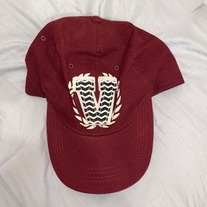 Maroon base ball cap